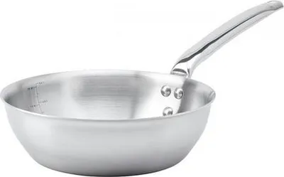 Produktbild von 16 cm große, gewölbte edelstahl-bratpfanne ohne deckel De buyer 3603.16