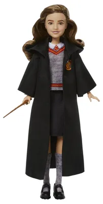 Produktbild von Harry Potter Hermine Granger-Modepuppe im typischen Hogwarts-Gewand mit Zauberstab-Zubehörteil, Modepuppe, Weiblich, 6 Jahr(e), Junge/Mädchen, 265 mm, Mehrfarbig