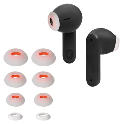 Produktbild von kwmobile 8x Ersatzpolster kompatibel mit JBL Tune Flex - 4 Größen - Silikon Ersatz Ohrstöpsel In-Ear Kopfhörer - Polster