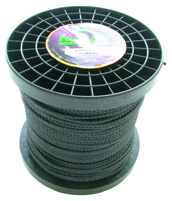 Nylondraad Ø 4,5 mm, 90 m, gezacktes Blattprofil