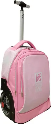 Immagine prodotto di Krf Valigia scuola su ruote rosa rosa taglia unica