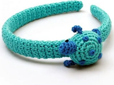 Produktbild von Naturzoo Haarband / Diadem für Babyschildkrötenblau