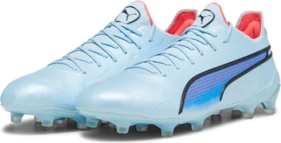 Produktbild von Puma King Ultimate FG/AG Fußballschuhe Herren silber sky schwarz EU 45