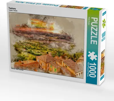 Produktbild von Calvendo Toskana 1000 Teile Puzzle quer 640x480mm, Roder Peter; 7445066