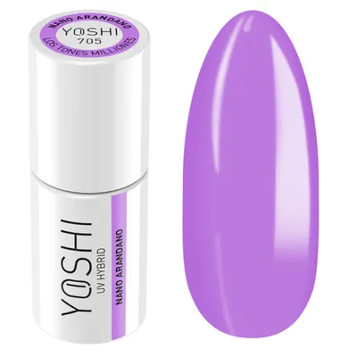 Produktbild von Yoshi | Hybridlack 705 Nano Arandano - Heidelbeere - 6 Ml - Pastellfarbe - Uv Hybridlack