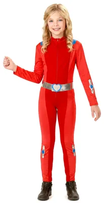 Immagine prodotto di Costume da spia per bambini costume di carnevale rosso-argento - 152-158 (13-14 anni)