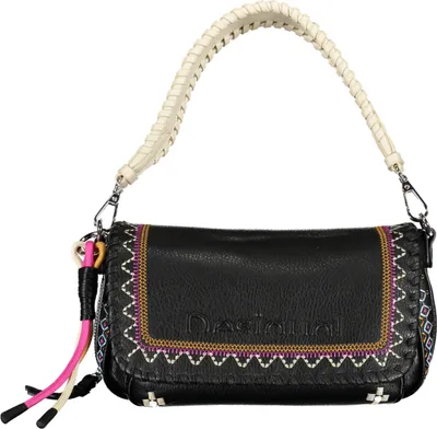 Produktbild von Elegante Schwarze Damenhandtasche mit Abnehmbaren Trageriemen