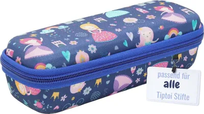 Produktbild von caseroxx Tasche für TipToi, Transport Aufbewahrung Etui Hülle Blau-Prinzessin