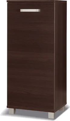 Zdjęcie produktu dla Komoda wąska z drzwiami ANDOVER - kasztan wenge