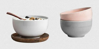 Obrázok produktu pre Raňajková miska 15 cm AMINA, sivá; ružová, Seltmann Weiden