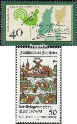 Produktbild von Briefmarken BRD (BR.Deutschland) 1975 Mi 842,843 (kompl.Ausgaben) postfrisch 100.Todestag von Mörike