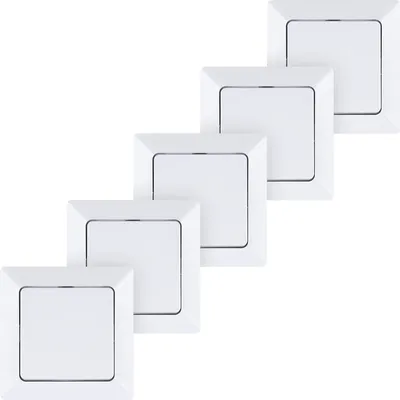 Image de Bouton-poussoir HEITECH UP, paquet de 5