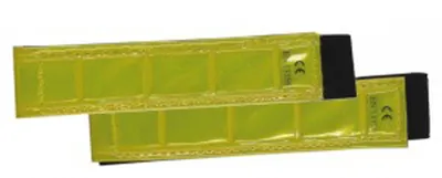 Produktbild von Fasi Reflex-Binden vollreflektierend per Paar, leuchtgelb, 25mm breit