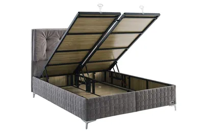Produktbild von Pointhome Bambi Boxspringbett Set 180x200 H3 / H4, Sleep Pure Schlafzimmerbett, 1 x Matratze mit Topper, 1 x Bettkasten, 1 x Bettkopfteil