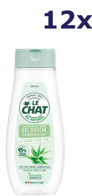 Produktbild von 12x Le chat Douchegel - 300ml aloe vera