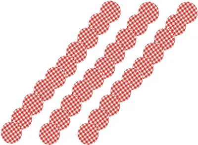 Produktbild von Ersatzdeckel TO 82 - rot weiß - Twist Off Deckel rot-weiß für Marmeladengläser/Sturzgläser - 30 Stück