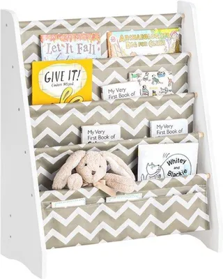 Immagine prodotto di Scaffale per libri per bambini - Scaffale a parete - Libreria - Con quattro ripiani - 63x76x28 cm