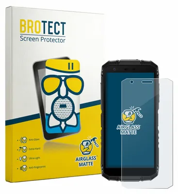 Produktbild von BROTECT Entspiegelungs Schutzglas für Doogee Fire 3 Schutzfolie Panzer Folie Glas Display Schutz matt