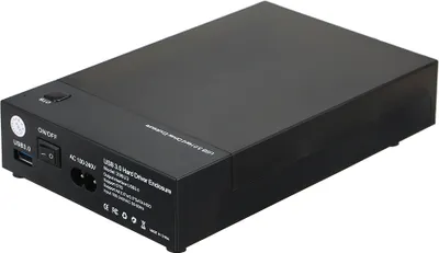 Image de Boîtier de disque dur mobile USB3.0 Boîtier de disque dur de bureau 2,5/3,5 pouces SATA/port série Support de disque dur standard européen