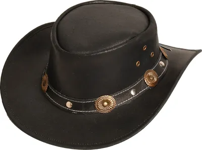 Immagine prodotto di Rugged Earth Leder Westernhut Cappello Cowboyhut "Reno Kids Hat" Schwarz