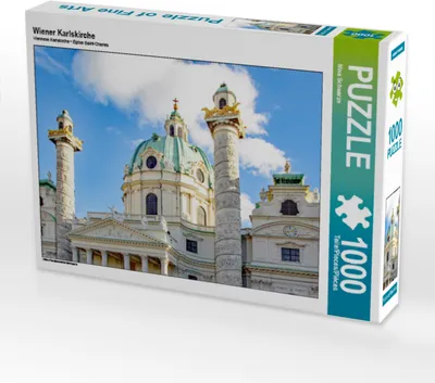 Produktbild von CALVENDO Puzzle Wiener Karlskirche | 1000 Teile Lege-Größe 64x48cm Foto-Puzzle für glückliche Stunden