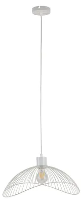 Zdjęcie produktu dla Lampa wisząca Nunez biała 1xE27x40W metal wym:136x50x50cm IP20 Italux