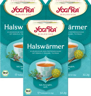 Produktbild von 3 x  YOGI TEA Halswärmer | 3 x 30,6g