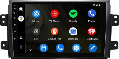 Obrázok produktu pre Android autorádio 9 palcov 128 GB pre Suzuki SX4 2006–2014 CarPlay Android Auto Navi Bluetooth DAB+ zadná kamera