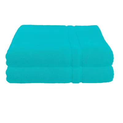 Produktbild von 2 er Set Julie Julsen® Premium Handtücher Doppel Rahmen 900gm2 Julie Julsen Handtuch Farbe:Türkis,Julie Julsen 900gm2 Grösse:50 x 80 cm