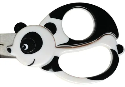 Produktbild von Fiskars Kinderschere mit Tiermotiv, Panda, L 13 cm, 1 Stk [HOB-1382]