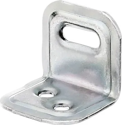 Obrázek produktu pro Spojovací úhelník nastavitelný ražený 30x25x25 mm žlutě pozinkovaný