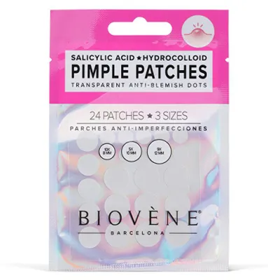 Productafbeelding van Biovene, pleisters voor puistjes, verzorgende pleisters voor het gezicht, 24 stuks