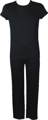 Produktbild von Herrenpyjama Kurzarm Langarmhose mit Rundhalsausschnitt EMPORIO ARMANI Artikel 111482 + 111501 5A570, M, Cotone 29%,Modal 68%,Elasthan 3%
