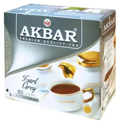 Zdjęcie produktu dla Akbar Earl Grey 100tbx2g