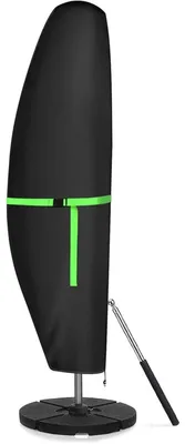 Obrázek produktu pro Ochranný obal na slunečník, rozměry 2-4 metry, odolný vůči povětrnostním vlivům, větruodolný, materiál 600D Oxford, rozměry 280x30x81/46 cm, s tyčí