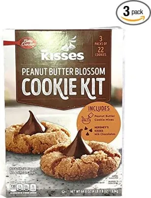 Produktbild von Betty Crocker Hershey´s Kisses Peanut Butter Blossom Cookie Kit 1,83Kg