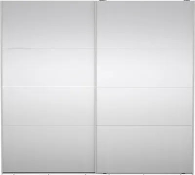 Zdjęcie produktu dla Catania szafa przesuwna 2 drzwi z lustrem 245x220cm biały.