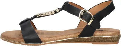 Image de SUB55 Sandalen Plat Sandalen Plat - Zwart - Maat 43
