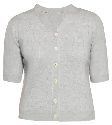 Produktbild von CALEY  Damen Strickjacke - Grau, M