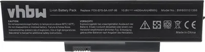 Produktbild von vhbw Akku kompatibel mit Fujitsu-Siemens Esprimo Mobile V6555, V5555, V5535, V5515, V6515 Notebook (4400 mAh, 10,8 V, Li-Ion)