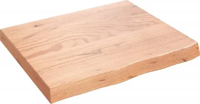 Obrázok produktu pre vidaXL Umývadlová doska svetlohnedá 60x50x(2-6) cm z masívneho dreva