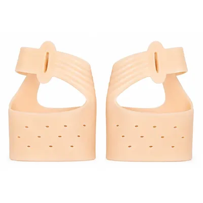 Produktbild von Hallux Valgus Korrektur, Silikon Zehenspreizer für Großzeh, weicher Zehentrenner, Fußpflegehilfe gegen Druckstellen & Ballenzeh