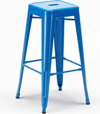 Immagine prodotto di Sgabello da bar 76cm in metallo per bar e cucina Steel Up - Blu