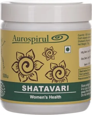 Produktbild von Aurospirul Shatavari 500 Kapseln für Frauen