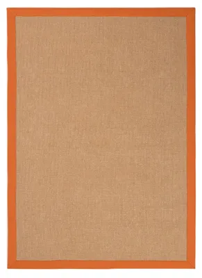 Image de carpetfine Tapis Sisal Orange 160x230 cm | Tapis moderne pour le salon et la chambre à coucher