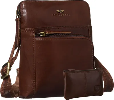 Produktbild von PTN 1904-TUM-0666 Braune Ledertasche