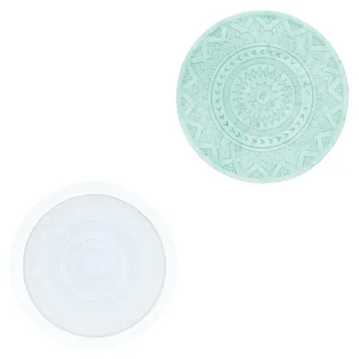Produktbild von Jesmonite Silikonform Mandala Untersetzer 11x2 cm flexibel