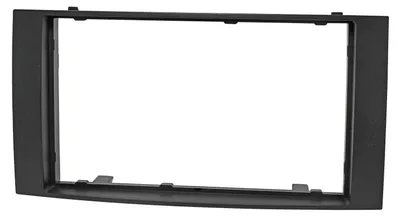 Doppel-DIN Radioblende für VW Touareg 7L, T5, schwarz