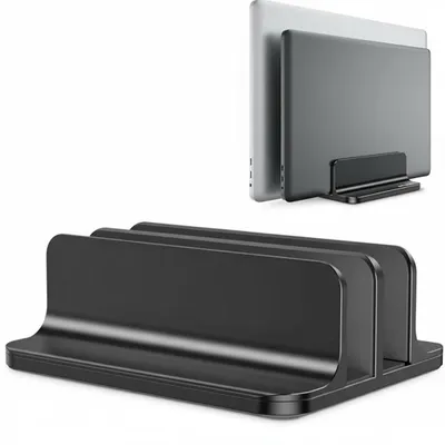Immagine prodotto di InAndOutdoorMatch - Supporto per laptop - Doppio - Regolabile - Alluminio