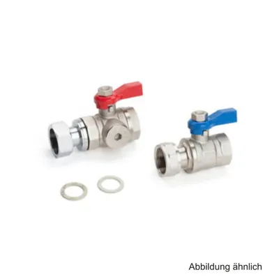 Produktbild von Rehau Kugelhahnset G1 mit Filter